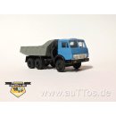 KamAZ 5511 6x4 Kipper FH hellblau, Mulde grau