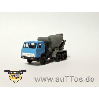 KamAZ 5511 6x4 Betonmischer, FH hellblau/ Trommel grau