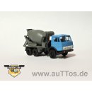 KamAZ 5511 6x4 Betonmischer, FH hellblau/ Trommel grau
