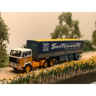 Decalsatz "Sovtransavto" englisch, weiß