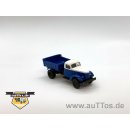 ZIL-MMZ-585 Kipper FH blau/weiß Mulde blau