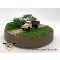 GAZ-51A Pritsche, FH beige, Pritsche dunkelbraun