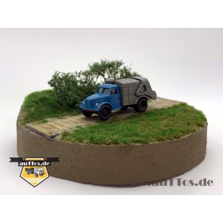 GAZ-51A Müllwagen MS-4 FH blaugrün