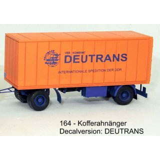 Koffer-/Kühlkofferanhänger 2achsig DEUTRANS (Bausatz)