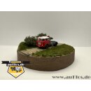 Skoda 706 RTTN Sattelzugmaschine FH dunkelrot, Chassis grau