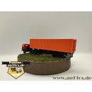 Set KamAZ-5410 rot mit Kofferauflieger Budamobil