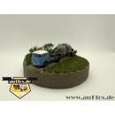 Skoda 706 RTTN (FH hellblau) mit Zementsiloauflieger...