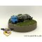 Jelcz 317D (FH blau) mit Zementsiloauflieger Csepel P071