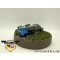 Jelcz 317D (FH blau) mit Zementsiloauflieger Csepel P071