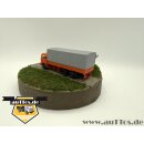 Jelcz 316 6x2 Pritsche/Plane, FH orange, Chassis rot