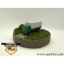 Jelcz 316 6x2 Pritsche/Plane, FH grün, Chassis rot