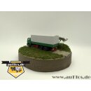 Jelcz 316 6x2 Pritsche/Plane, FH grün, Chassis rot