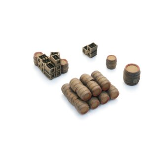 LKW-Ladung Bierfässer aus Holz