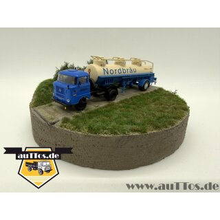 W50L/S-FB Tanksattelzug mit HLS 100.45/2, VEB Nordbräu, SZM mittelblau