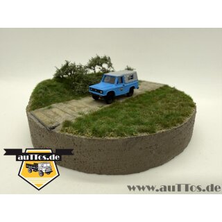 ARO 240D 4x4 Kübelwagen, 2-türig blau, VEB Energiekombinat