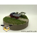 H6Z Pritsche, dunkelblau, Pritsche grau