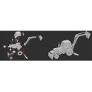 Traktor JUMZ 6 mit Tieflöffel (Bausatz)