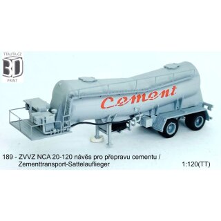 Zement-Sattelauflieger ZVVZ NCA 20-120