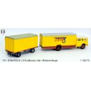 Škoda 706 RTD Möbelwagen mit Anhänger, Möbeltransport Eberswalde (Bausatz)